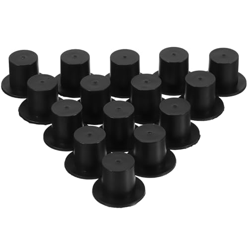 Garneck 50 Stück Schwarze Mini-Zylinder 37 X 10 Mm Miniatur-Formalhut Zylinder Schwarzer Schneemannhut Mini-Puppenhut Für Diy-Bastelprojekte Haarschmuck Weihnachtsdekoration von Garneck