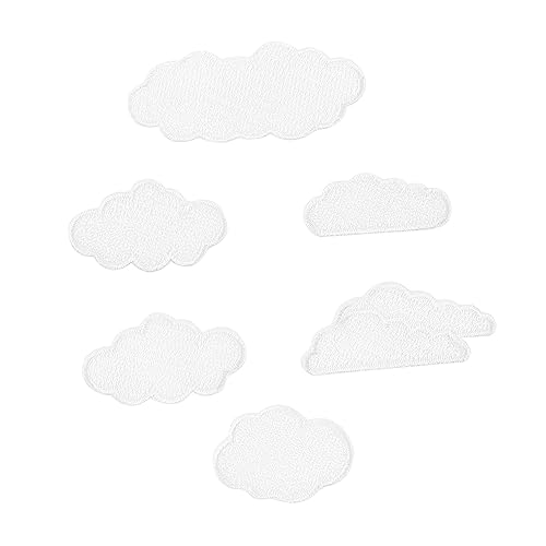 Garneck 6 Stück Wolken Patches - Wolken Aufnäher - Gestickte Appliques Für Jacken Jeans Und T Shirts Ideal Für DIY Kleidung Dekorationen Und Kreative Bastelprojekte Garneck 6 Stück Wolken Patches - Wolken Aufnäher - Gestickte Appliques Für Jacken Jeans Und T Shirts Ideal Für DIY Kleidung Dekorationen Und Kreative Bastelprojekte von Garneck