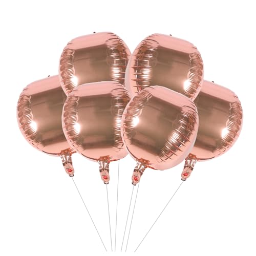 Garneck 6st Folienballons Kinder Dekor Hochzeitsdekorationen Für Die Zeremonie Hochzeitsballons Party-layout-ballons Luftballons Für Hochzeitsfeiern Partyschmuck Aluminiumfolie Rose Gold von Garneck