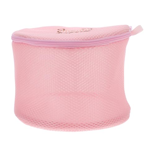 Garneck BH-Wäschesack Mesh-Wäschebeutel groß Mesh-Taschen Wäschesäcke Waschsäcke aus Netzstoff Säcke für chemische Reinigung Große Wäschesäcke, Netzwaschbeutel Hängekorb Polyester Rosa von Garneck