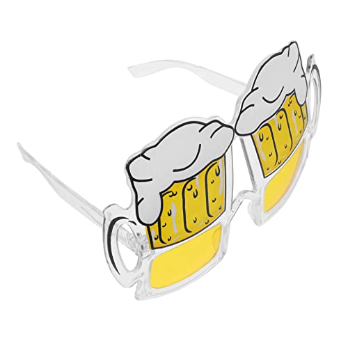 Garneck Biergläser Poolpartyzubehör Kindersonnenbrille süß Sonnenbrillen-Party Bier Brille Clip Beer Mug bierbrille Sonnenbrillen für Frauen Luau-Dekorationen verrückte Sport von Garneck