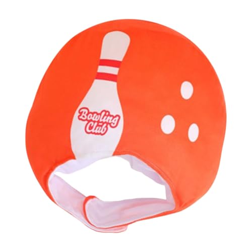 Garneck Bowling-kopfbedeckung Krabbenhut Froschmaske Hüte Für Den Vierten Juli Hummerhut Muschelhut Brotkostüm Kinder Halloween-hüte Pilzhut Kostüm Damen Neuheit Hüte Hotdog Orange Plüsch von Garneck