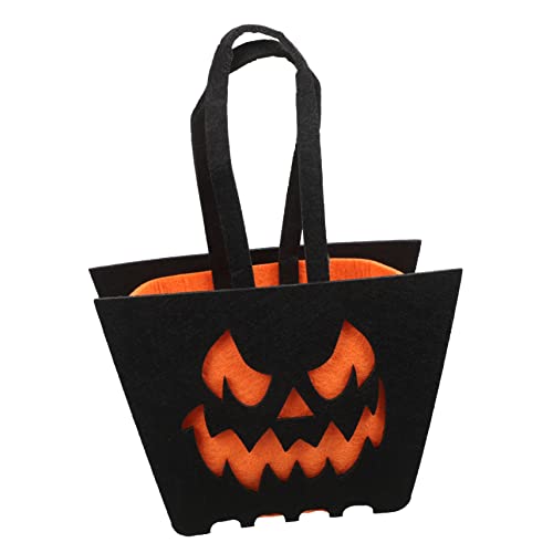 Garneck Halloween-Süßigkeitsbeutel Halloween-Leckerli-Tasche große Geschenktüten halloween tasche halloween bag Halloween-Partygeschenke Halloween-Süßigkeitstaschen behandeln Taschen Vlies von Garneck