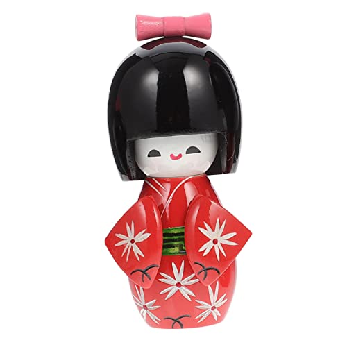 Garneck Japanische Kimonopuppe Wiedergeborene Puppe Für ädchen Drachenstatue Plüschpuppe Plüschtiere Puppenkleidung Für Babypuppen Puppentrage Für Holz von Garneck