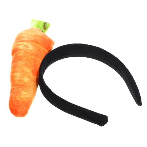 Garneck Karotte Stirnband Gemüsestirnbänder Für Ostern Ostern-karotten-kopfbedeckung Pflanzliches Zubehör Ostern-haar-accessoire Karotten-stirnband Party-stirnband Pp Baumwolle von Garneck