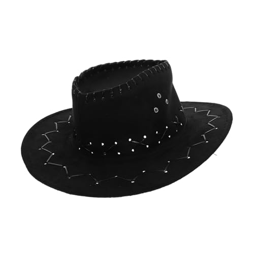 Garneck Kindermütze Cowboyhut westliche Partyhüte Cowgirl-Mütze Disco-Hut Unisex-Cowgirl-Hut Cowboy-Kostüm Cowgirl-Kostüm Strohhut Western-Cowgirl-Hut Cowboyhüte für Kinder Denim Black von Garneck