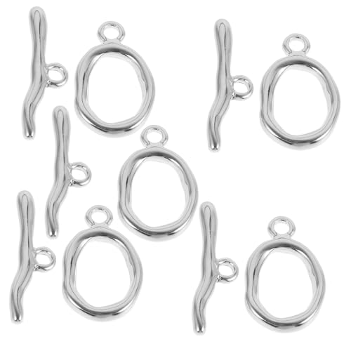 Garneck Knebelverschluss Silber 925 Für Schmuck – Hochwertige Edelstahl Knebelverschlüsse Zum Selbermachen Von Halsketten Und Armbändern - Ideal Für Kreative DIY-Projekte Und Edles von Garneck