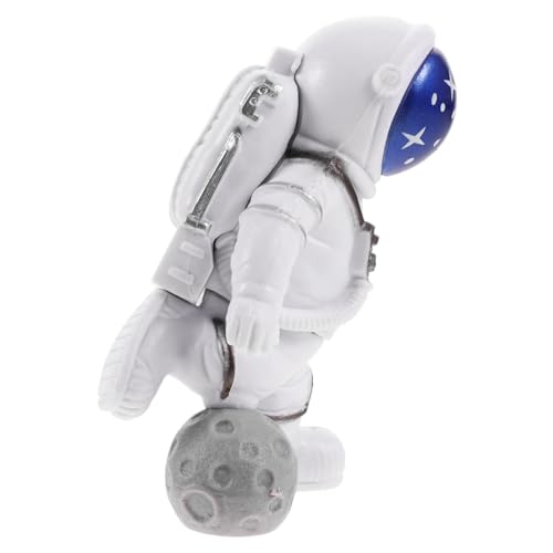 Garneck Kreative Resin Astronaut Deko Für Den Innenbereich Himmelblauer Ornament Für Schreibtisch Und Wohnraum Ideale Raumdekoration Und Geschenkidee Für von Garneck