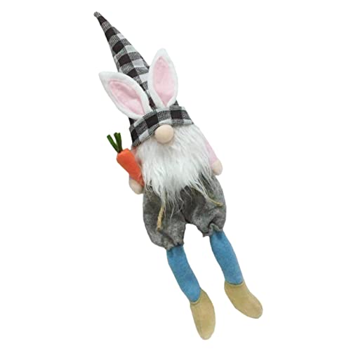 Garneck Osterdekorationen Plüschwichtel mit Lutscher Hase Plüschtiere gut Gnom Zwerge Easter Bunny osterhäschen plüsch ostertischdeko Osterdeko für Sofa Osterzwerg Füllwatte Blue von Garneck