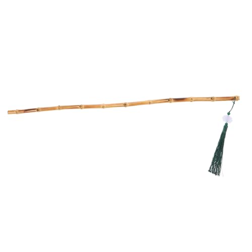 Garneck Rattan Yoga-Stick Disziplin-Herrscher Lehrstab Ermahnungsgerät Dekoration für Zuhause Leichtes Outdoor-Werkzeug Holzlineale Herrscher über die Disziplin der Mahntafel Bambus von Garneck