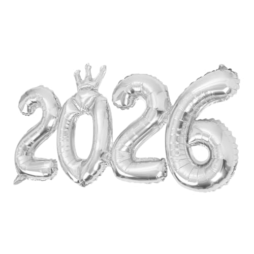 Garneck Silberne Aluminiumfolienballons für Neujahr Abschlussfeiern Geburtstage und Hochzeiten Dekoration mit Einzigartigem Design und Schwimmdauer Garneck Silberne Aluminiumfolienballons für Neujahr Abschlussfeiern Geburtstage und Hochzeiten Dekoration mit Einzigartigem Design und Schwimmdauer von Garneck