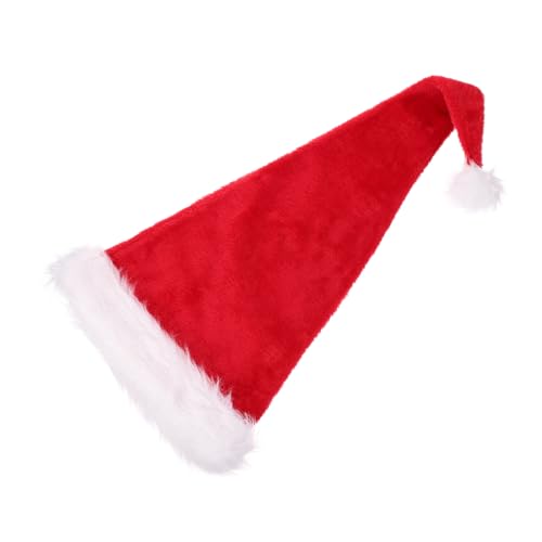 Garneck Weihnachtsmütze weihnachtliche kopfbedeckung Weihnachtshut für Erwachsene Plüschzwergmützen Gnome-Partyhüte Halloween-Zwerghüte Halloween-Zwergmützen Feiertagszwergmützen rot von Garneck