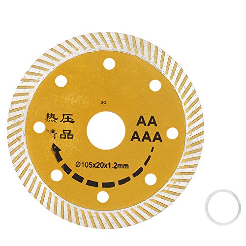 105 * 20 * 1,2 Mm Diamant Kreissäure -Klinge, Verschleißfest, Schnell Glatte Schnitte, Schneidstein -Marmorkeramikbeton für Bauarbeiter, Diamantmaterial von Garosa