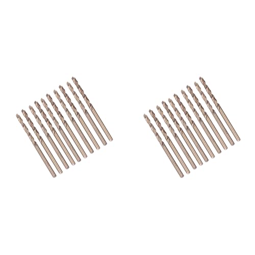 20 Stück M35-Kobaltbohrer mit 135-Grad-Split-Point-Spitzen für Edelstahl, Gusseisen, Blech, Stahlplatte, Winkeleisen von Garosa