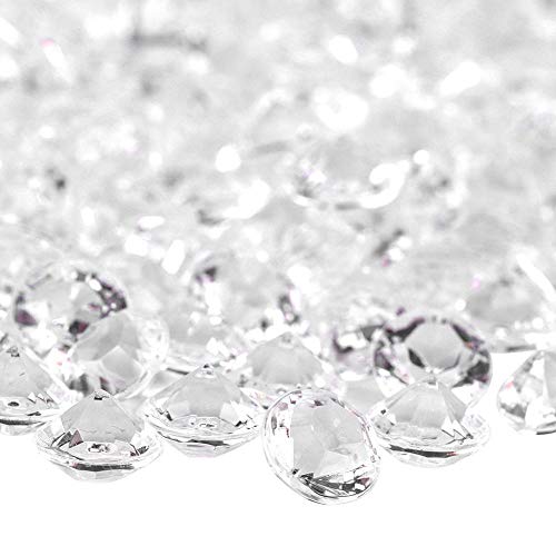 Acryl Diamant Glitzer Diamantkristalle Transparent DIY Schöne Dekoration für Hochzeit Party Geburtstag Vase Handy(6mm2000pcs) von Garosa