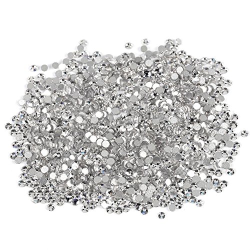 1440Pcs klare Flache Rückseite Kristall Strasssteine Kristall Glas Nail Art Telefon Fall DIY DIY Kleidung Kleid Dekoration(SS5) von Garosa