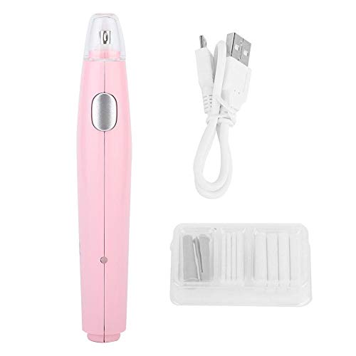 Elektrisches Radiergummi-Set, tragbarer USB-Ladestift, Radiergummi, mit Ersatz-Radiergummi, für Künstler, Schüler (rosa), Schulbedarf von Garosa