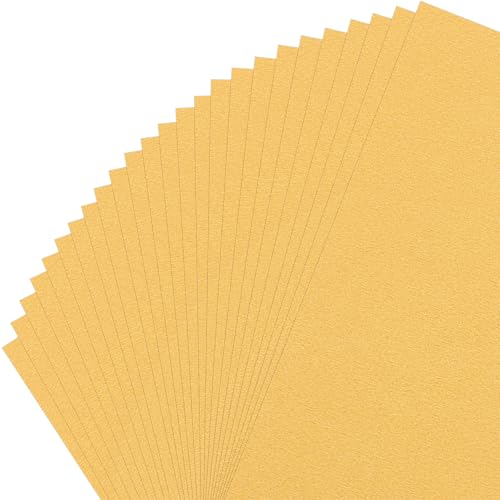 Gartful 25 Blatt schimmerndes Kartonpapier – 21,6 x 27,9 cm, dicker Perlglanz-Einband, 40,8 kg – 250 g/m², metallisches Kartonpapier für Bastelarbeiten, Kartenherstellung, Einladungen, Zertifikate, von Gartful