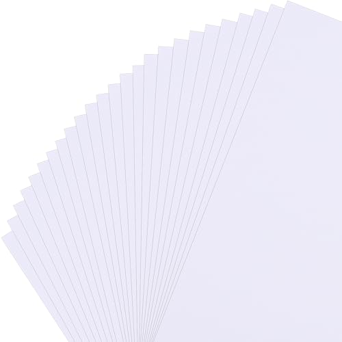 Gartful Weißes Kartonpapier, 21,6 x 27,9 cm, 25 Blatt dicker Perlglanz-Einband, 40,8 kg - 250 g/m², metallisches Kartonpapier für Bastelarbeiten, Kartenherstellung, Einladungen, Speisekarten, von Gartful