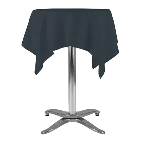 Gastro Uzal Stehtischdecke 50% Polyester 50% Baumwolle (Anthrazit, 150cm) von Gastro Uzal