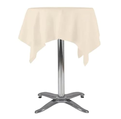 Gastro Uzal Stehtischdecke 50% Polyester 50% Baumwolle (Creme, 140cm) von Gastro Uzal