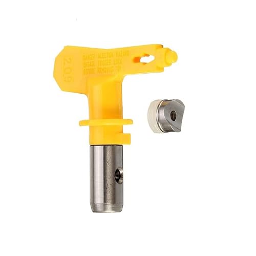 GatherTOOL 1Set * Airless Paint Spray Gun Tip 525# 527# 523# 521# 531# 535 Lackspray Gun Düse Tungsten Steel Accessoys Werkzeug Andere Art Gelb (Color : 531) von GatherTOOL