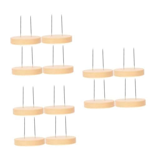 3 Sätze Wollsackständer Filzständer Puppenständer Nadelpuppen-stützhalter Displayhalter Für Actionfiguren Unterstützung Für Actionfiguren Puppenhalter Aus Holz Khaki 4 Stück * 3 Gatuida von Gatuida