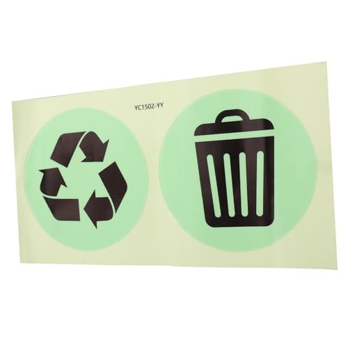 Gatuida 1 Blatt Im Dunkeln leuchtende Mülleimeraufkleber selbstklebendes Vinyl Recycling UV abfall aufkleber Abfalltrennung Aufkleber Müll kann Aufkleber recyceln Etiketten für Papierkörbe Gatuida 1 Blatt Im Dunkeln leuchtende Mülleimeraufkleber selbstklebendes Vinyl Recycling UV abfall aufkleber Abfalltrennung Aufkleber Müll kann Aufkleber recyceln Etiketten für Papierkörbe von Gatuida