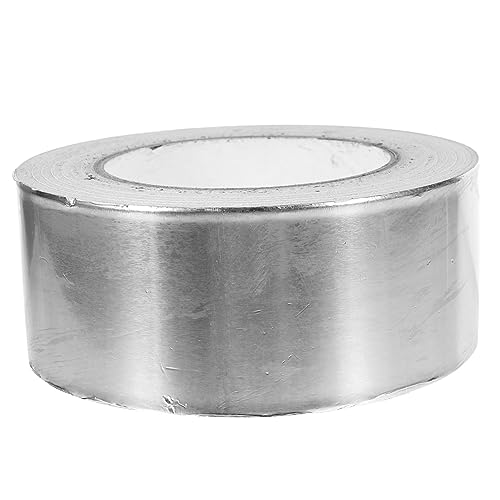 Gatuida 1 Rolle Aluminiumfolienband Breites Abdichtungsband Thermoband Aluminiumbänder Selbstklebendes Gaffer Klebeband Panzerband Aluminiumfolienband Für Elektrische Reparaturen von Gatuida