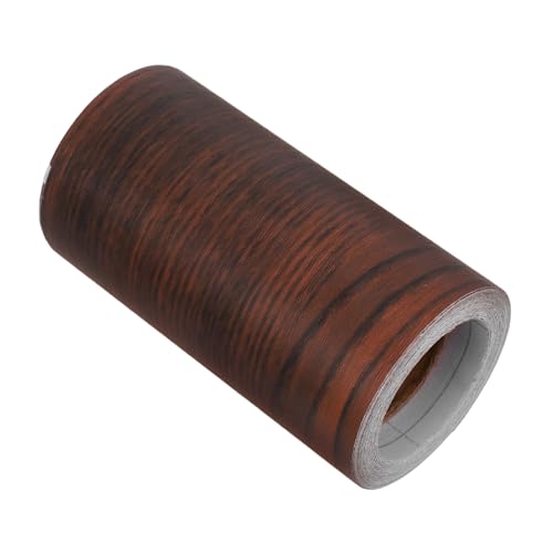 Gatuida 1 Rolle Aufkleber Mit Holzmaserung Schrank Klebeband Badezimmerspiegelband Reparaturband Für Holzmaserung Holzbodenband Sockelleistenband Mit Holzmaserung Möbelband Coffee Pvc von Gatuida