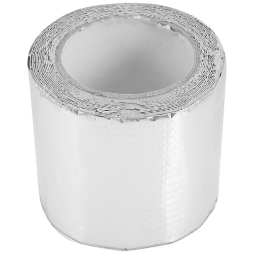 Gatuida 1 Rolle Butylband aus Aluminiumfolie selbstklebendes Reparaturband Dachband Fugendichtband Klebeband Renovierungsmaterialien Dichtband für das Dach Reparaturband abdichten Silver von Gatuida