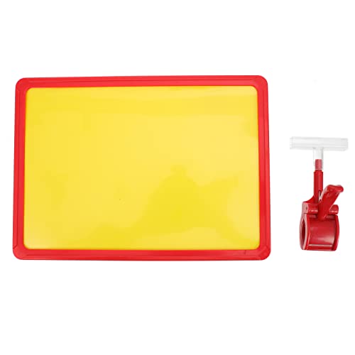 Gatuida 1 Satz A4 Billboard Clip Planke Markt Einzelhandelsdisplay Etiketten Für Den Einzelhandel Schild Speichern Warenzeichen Tag-anzeige Etikettenclip Clip-tags Rot Abs Gatuida 1 Satz A4 Billboard Clip Planke Markt Einzelhandelsdisplay Etiketten Für Den Einzelhandel Schild Speichern Warenzeichen Tag-anzeige Etikettenclip Clip-tags Rot Abs von Gatuida
