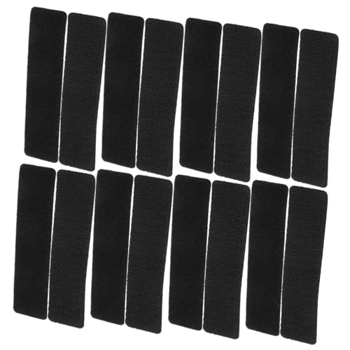 Gatuida 1 Satz Anti-rutsch- Teppich Klebestreifen Klebeband Für Teppiche Bodenbelag-klebeband Teppichband Für Laminatböden Teppichband Für Fliesenböden Nylon Black 96 Stk von Gatuida