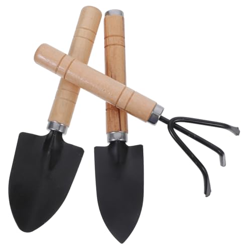 Gatuida 1 Satz Gartenwerkzeug-set Grubber Schaufel Pflanzenwerkzeuge Hochleistungs-gartenbausatz Jäter Einziehbar Garten Gartenhandwerkzeuge Hacke Handkelle Samen Stand Eisen Black von Gatuida