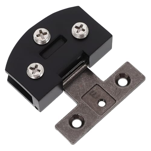 Gatuida 1 Satz Glas Scharnier Glastürclip Glastürklemme Hochleistungsscharnier Vitrinenklemme Glastürscharniere Austausch Des Glastürscharniers Scharnier Für Glastüren Zinklegierung Black von Gatuida