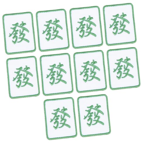 Gatuida 10 Stück Bestickte Applikationen Zum Aufnähen Applikationen Stickereien Für DIY Mahjong Namensaufkleber Dekoration Hat Kleidung Bestickter Aufnäher Bestickte Patches Zum Gatuida 10 Stück Bestickte Applikationen Zum Aufnähen Applikationen Stickereien Für DIY Mahjong Namensaufkleber Dekoration Hat Kleidung Bestickter Aufnäher Bestickte Patches Zum von Gatuida