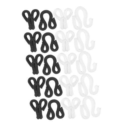 Gatuida 10Paare Metallhaken für Bhs und Kleidungsstücke Haken und Augenverschlüsse Nähzubehör für DIY Projekte für Dessous und Bekleidung Gatuida 10Paare Metallhaken für Bhs und Kleidungsstücke Haken und Augenverschlüsse Nähzubehör für DIY Projekte für Dessous und Bekleidung von Gatuida