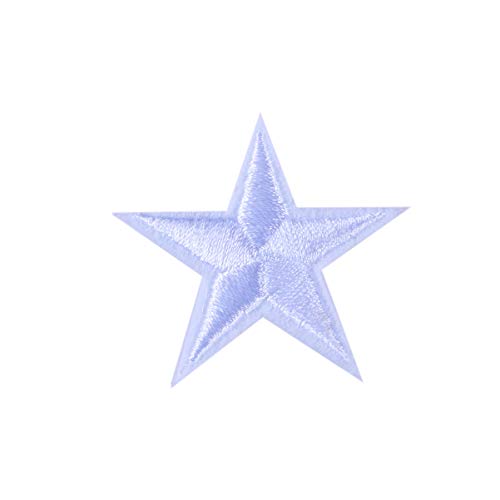 Gatuida 10st Sternenaufnäher Für Kleidung Mini-sterne-patches Aufnäher Dekorativ Flecken Aufnäher Zum Aufbügeln Sternflicken Nähen Sterne Bügelflicken Stickerei Berühmtheit Kind Schuh Weiß von Gatuida
