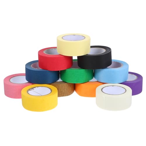 Gatuida 12 Rollen DIY Washi Tape Scrapbook Papier Geschenkband Für Bastelband von Gatuida