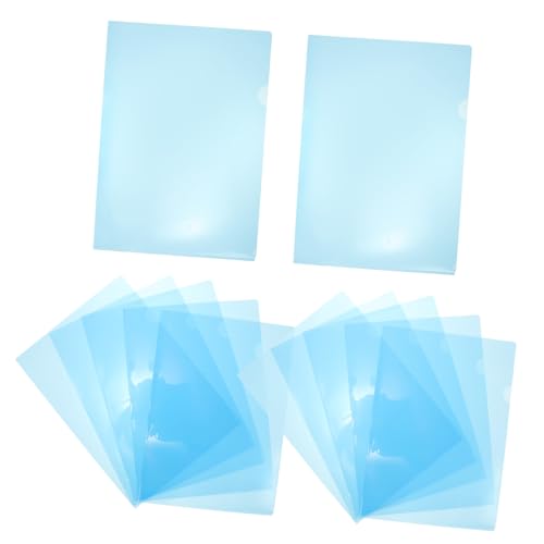 Gatuida 12 Stück Dokumentenschutz Aktenordner L-Form Transparent für Büro und Schule A4 Format Gatuida 12 Stück Dokumentenschutz Aktenordner L-Form Transparent für Büro und Schule A4 Format von Gatuida