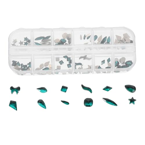 Gatuida 120 Stück Nail Art Strasssteine Fächer mit Grünen Flachen Nagelsteinen Vielseitige Diy Nageldekorationen für Kreative Nail Charms Designs Gatuida 120 Stück Nail Art Strasssteine Fächer mit Grünen Flachen Nagelsteinen Vielseitige Diy Nageldekorationen für Kreative Nail Charms Designs von Gatuida