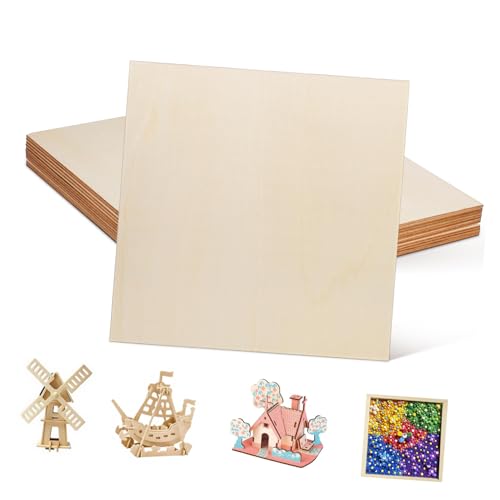 Gatuida 12Stücke Blanko Holzplatten zum Basteln Unlackierte Quadratische Holzstücke für DIY Projekte Dekoration und Mehr Vielseitig Einsetzbar Gatuida 12Stücke Blanko Holzplatten zum Basteln Unlackierte Quadratische Holzstücke für DIY Projekte Dekoration und Mehr Vielseitig Einsetzbar von Gatuida