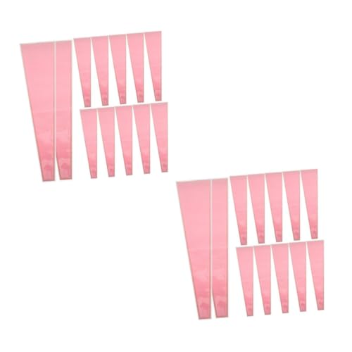 Gatuida 2 Sätze Blumenverpackungsbeutel Einzelrose Verpackung Blumenstrauß Verpackung Rosa Blumenstrauß-geschenkpapier Durchsichtige Geschenktüten Mit Griffen Kunststoff Rot 50 Stück * 2 von Gatuida