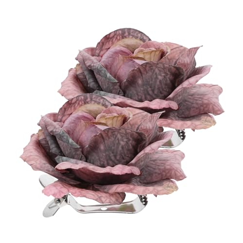 Gatuida 2 Stück Rosen-Blumen-Vorhang-Raffhalter-Clips, Vorhang-Raffhalter Für Vorhänge, Vorhang-bindungsklemmen, Dekore von Gatuida