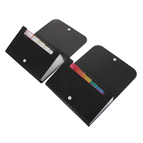 Gatuida 2 Stück Tragbare Dokumentenordner Mini Fächermappe für Zuhause Büro Schule Robuste Datei Organizer mit Fächern für Wichtige Unterlagen Gatuida 2 Stück Tragbare Dokumentenordner Mini Fächermappe für Zuhause Büro Schule Robuste Datei Organizer mit Fächern für Wichtige Unterlagen von Gatuida