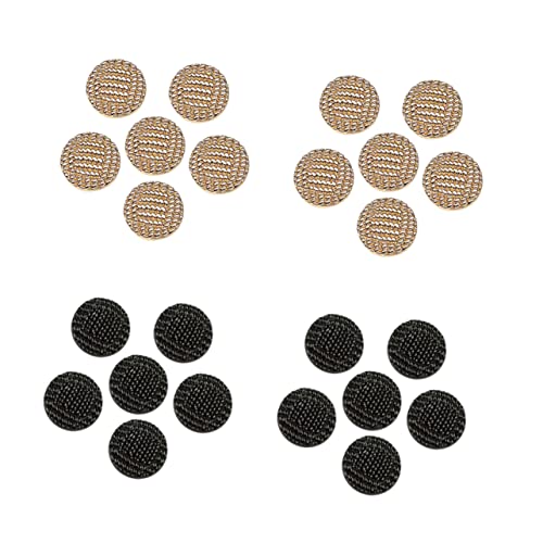 Gatuida 20 Stück Metallknöpfe Retro Kleidung Knöpfe Dekorative Nähknöpfe für Anzüge Blazer Hemden Jacken Gold Schwarz für Verzierungen Gatuida 20 Stück Metallknöpfe Retro Kleidung Knöpfe Dekorative Nähknöpfe für Anzüge Blazer Hemden Jacken Gold Schwarz für Verzierungen von Gatuida
