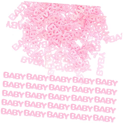 Gatuida 200 Stück Konfetti zur Taufe Partytaschen Bausatz decoratiuni craciun hochzeitsdeko esstisch Streuen Sie Konfetti für die Babyparty party dekoratives konfetti Plastik Rosa von Gatuida