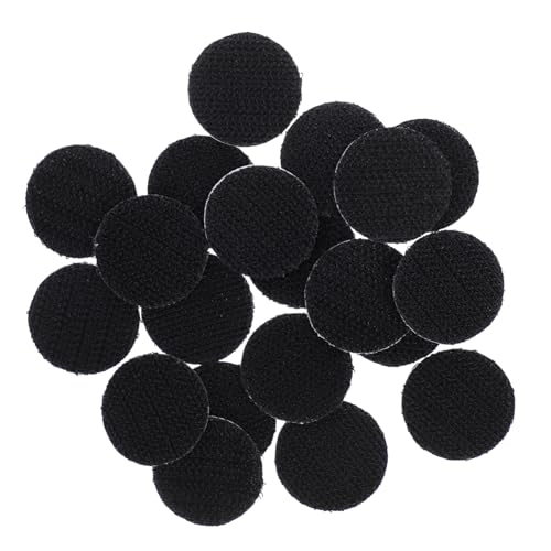 Gatuida 20St Befestigung mit Klebestreifen Schwerer Befestigungselement Etikettierungspapieraufkleber Klebeband Set teppichklebeband kleine Haken mit Kleber Schulmaterial Klebstoff Black von Gatuida