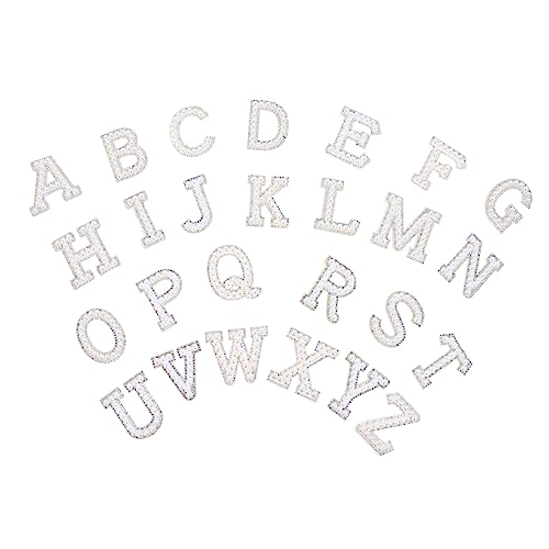 Gatuida 26 Stück Teiliges Set Buchstaben Patches zum Aufbügeln Kreative Applikationen mit Perlen und Strass für Kleidung Taschen und Hüte für DIY Handwerk und Reparaturen Gatuida 26 Stück Teiliges Set Buchstaben Patches zum Aufbügeln Kreative Applikationen mit Perlen und Strass für Kleidung Taschen und Hüte für DIY Handwerk und Reparaturen von Gatuida
