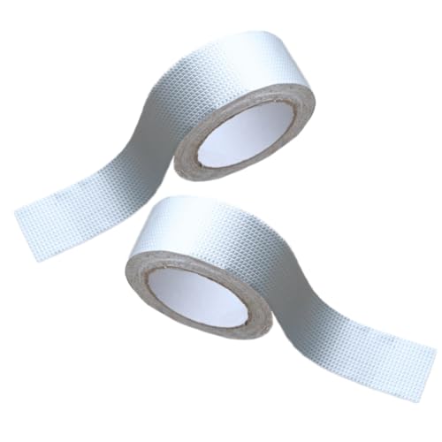 Gatuida 2st Butylband Aus Aluminiumfolie Spender Doppelseitiges Klebeband Plane Nachfüllung Klares Wasserdichtes Klebeband Abdichtung Markise Klebeband, Strapazierfähig Klebrig Fix Silver von Gatuida